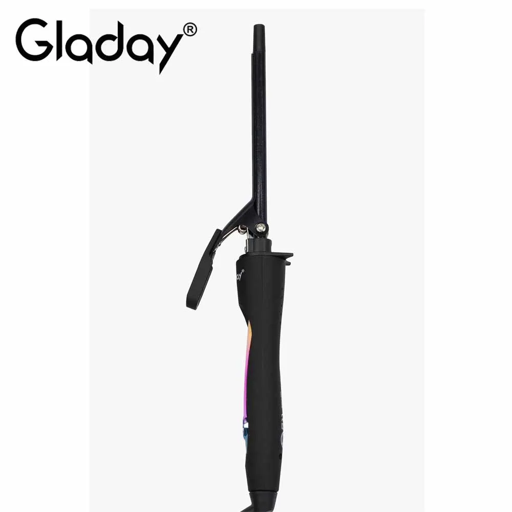 Щипцы для завивки волос профессиональные плойка 9 мм коротких керамическая