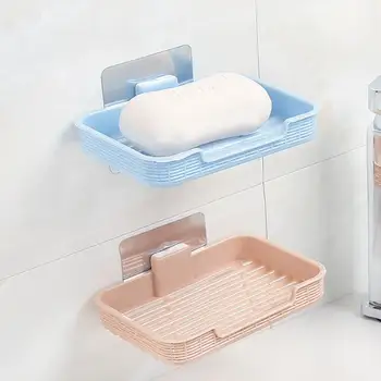 

Bathroom Kitchen Soap Sponge Storage Dish Drain Rack Organizer Holder Home Tool Bathroom Accessory