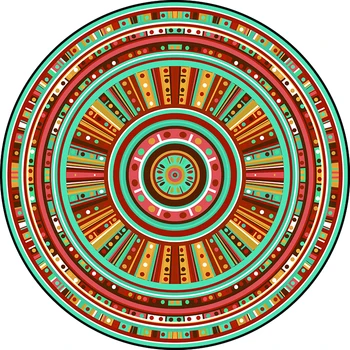 

Bohemian Mandala Ethnic Style Round Carpet Soft Carpets for Living Room Anti-slip Rug Chair Floor Mat for Home Decor Kids Room