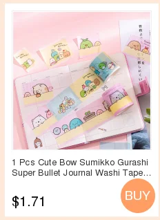 2 pcs/pack Creative Molang Pet Washi Tape Adhesive Tape DIY Scrapbooking Sticker Label Craft Masking Tape