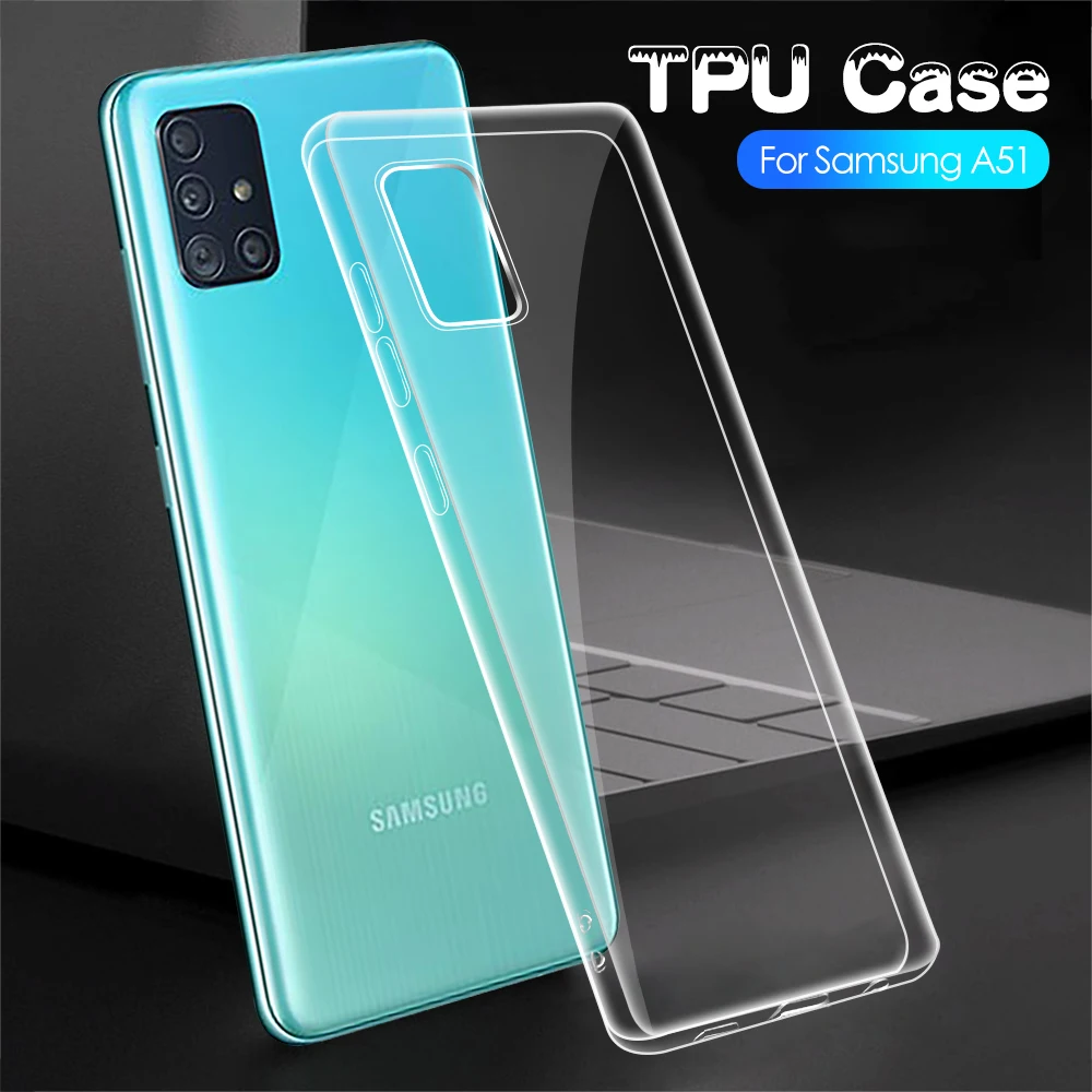 Прозрачный силиконовый чехол из ТПУ для Samsung Galaxy A50 A70 A30 A20 A10 A51 A71 A40 A60 A80 A90 A50S A40S A30S