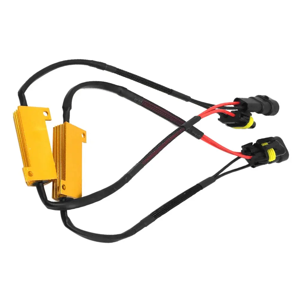 1 шт. DC12V 50 Вт Жгут проводов 9005 9006 противотуманная тонкая проволока светодиодная противотуманная фара кабель Автомобильная Модернизация транспортного средства Аксессуары