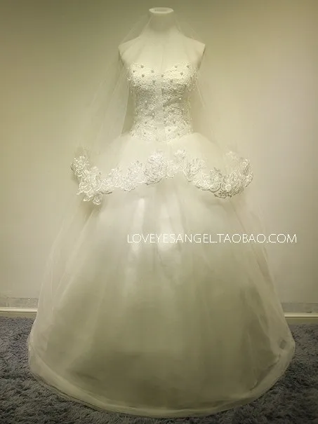 Свадебные бальный наряд повязки Casamento, украшенная жемчугом и кружевом; модель с короткими рукавами vestido de noiva Модный Романтический торжественное платье