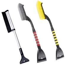 

2 In 1 Car Snow Shovel Detachable Extendable Windshield Snow Ice Scraper Cleaning Brush Winter Snow Remover Squeegee Brushes
