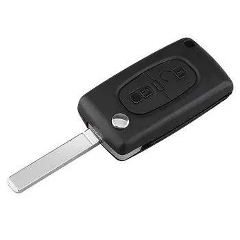 

2 Button VA2 Car Key For Citroen C2 C3 C4 PICASSO Remote Alarm Flip Auto Key Fob 433MHz ID 46 PCF7961 ASK Ce0536