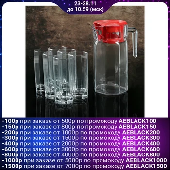 

Drinking set "Koshem", 7 items: a jug of 1.5 l, 6 glasses of 300 ml