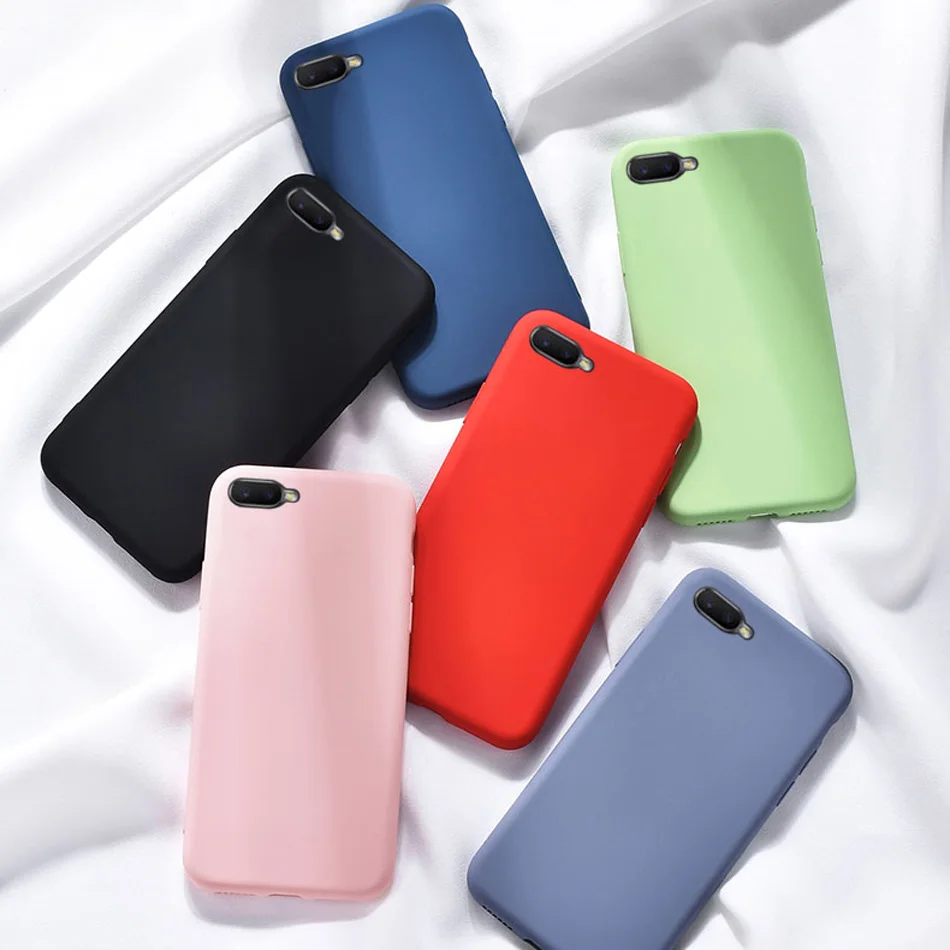 HATOLY чехол для OPPO RX17 Neo жидкий силиконовый чехол s для OPPO RX17 Neo тонкий мягкий ТПУ покрытие из микрофибры Capas OPPO K1