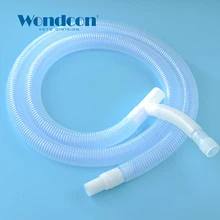 Wondcon одноразовая Анестезия дыхательная цепь 120 см Детский Взрослый вентилятор дыхательная цепь