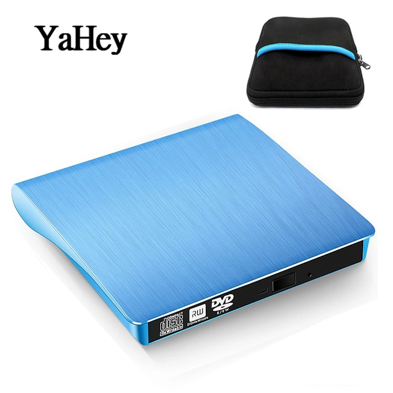 dvd drive Внешний USB CD DVD RW Писатель плеер привод для Apple/ASUS+ противоударный оптический привод для хранения Защитный чехол сумка - Цвет: dvd drive