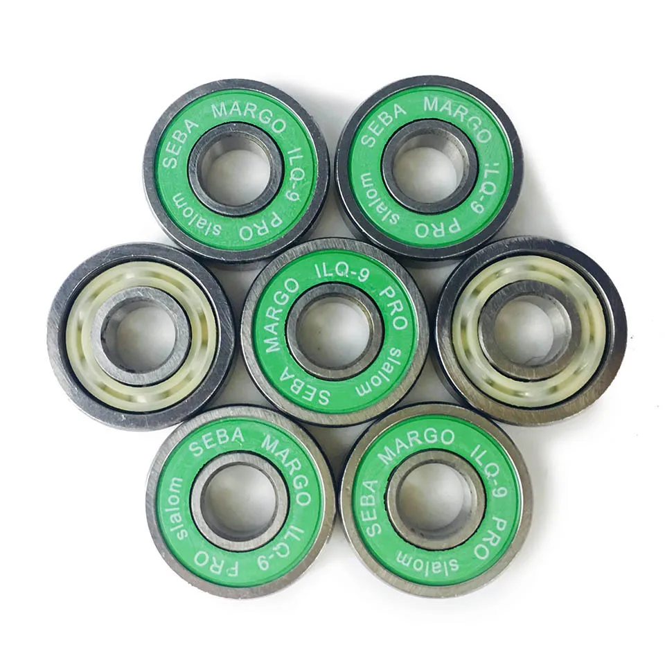 16 Pcs High Strengthen Steel SEBA ILQ-9 Pro Slalom Skating Bearing for Roller Skates SEBA HV IGOR KSJ Patins Scooter Skateboard