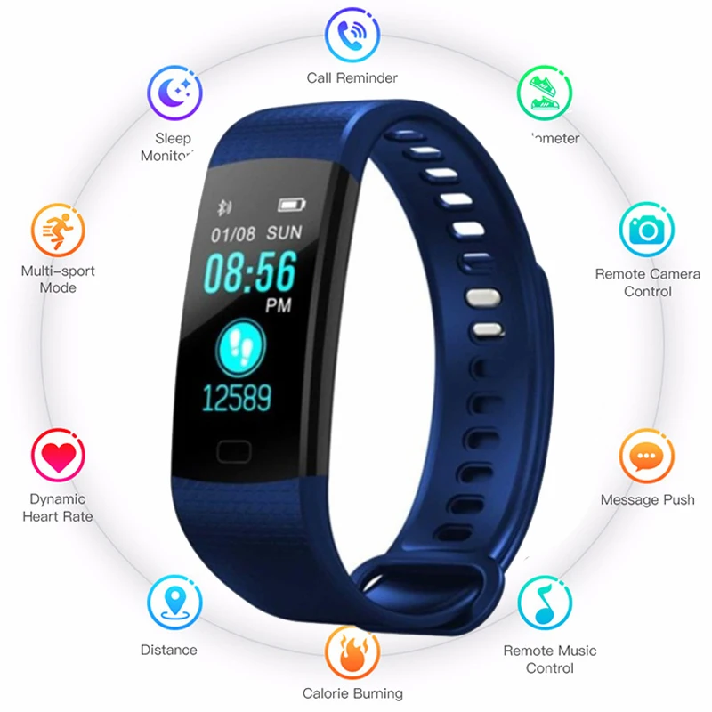 

2020 Sport Band Activity Watch Activity Fitness Tracker Blood Pressure Heart Rate Monitor Smart Activity Watch Pedometer