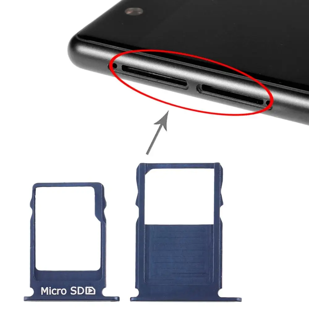 Лоток для sim-карт + лоток карт памяти Micro SD Nokia 3 TA-1020 TA-1028 TA-1032 TA-1038 | Адаптеры SIM