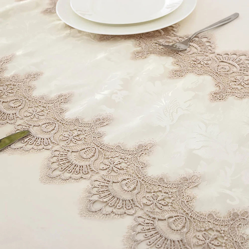 Lychee DIY Американский Сельский Настольный кружевной бегун простой настольный бегун для дома, свадьбы, дня рождения, вечеринки на открытом