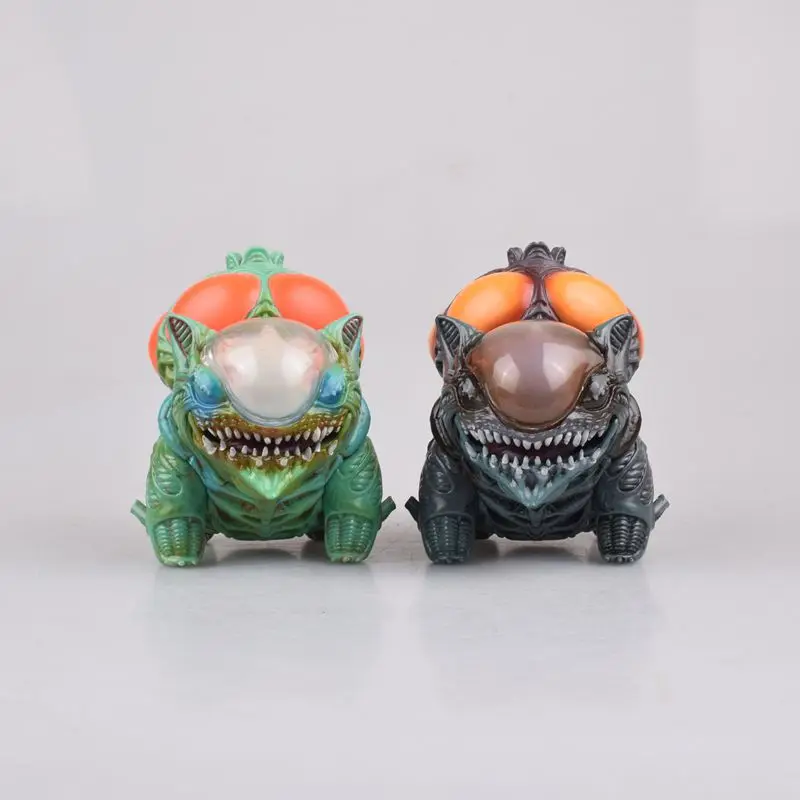 Аниме 10 см Alien Bulbasaur фиолетовый зеленый Версия ПВХ фигурка Коллекция Модель