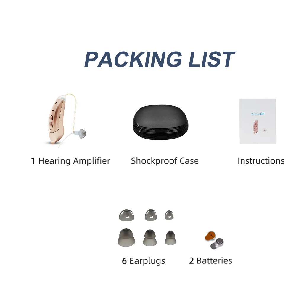 Hearing Aids Digital BTE Sound Amplifiers SF101 Portable Deaf Elderly Smart App Audifonos hearing aid