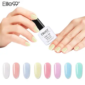 

Elite99 10ml Jelly UV Gel Polish Soak Off Transparent Colorful Jelly Nail Gel Polish Semi Permanent Nail Art Lacquer Varnish