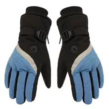 Лыжные перчатки с сенсорным экраном, зимние, теплые, водонепроницаемые, с защитой от холода и скольжения, унисекс, перчатки для верховой езды с уплотненным хлопком