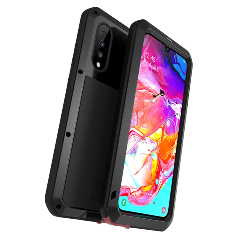 Для samsung Galaxy A70 чехол Love Mei брендовый ударопрочный грязеотталкивающий противоударный металлический защитный чехол для телефона для samsung Galaxy A70 Fundas