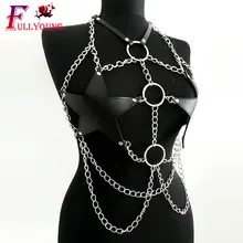 Сексуальный женский кожаный комплект нижнего белья, Готическая подвязка, ремни, пояс для талии, бандаж для ног, клетка, ремни, бюстгальтер, ремни для тела, нижнее белье, подтяжки