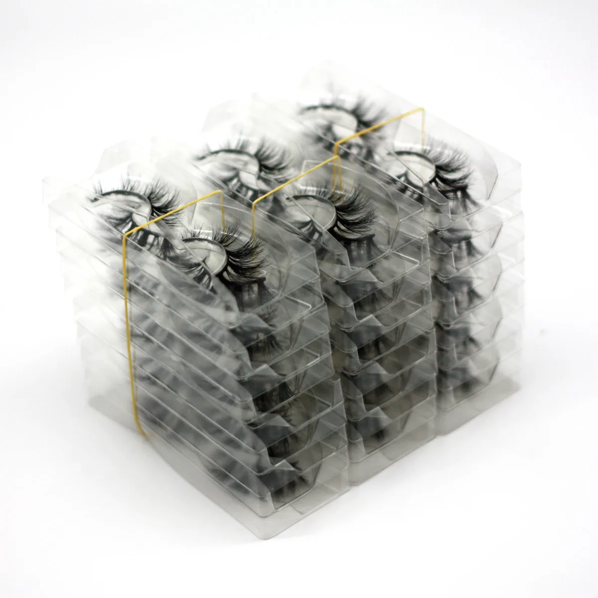 30 pairs Hexuan Eyelashes 4D Mink Lashesnatural false eyelashes thick makeup real4d mink lashes soft eyelash extension