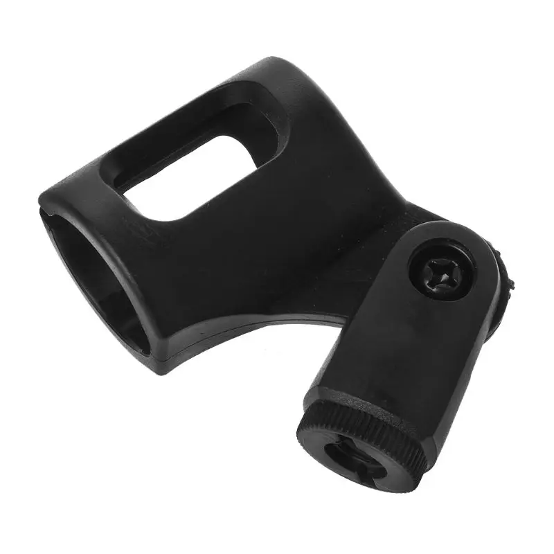 

New Mic Microphone Flexible Stand Accessory Plastic Clamp Clip Holder Mount