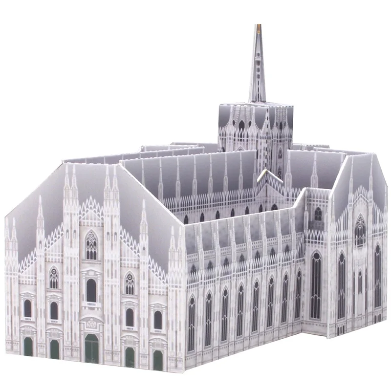 Италия Милан кафедральный собор складной мини 3D Бумага модель дома ремесла