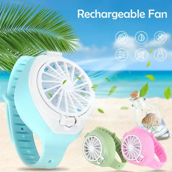

Summer Watch Fan Folding USB Creative Charging Lazy Fashion Wristband Small Colorful Smart Home Portable Multi-function Mini Fan