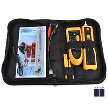 Многофункциональный сетевой кабель тестер RJ45 RJ11 провода Ethernet Tracer с сумкой зонд аудио тон трекер ремонт дома линии finder