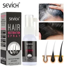 Hair Growth Black Repair Spray Serum Products For Treatment Hair Loss Prevent White Hair Dry Frizzy Damaged Essential Oil Sevich
