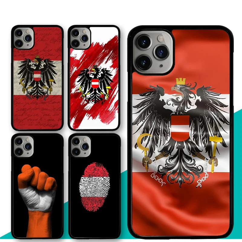 Чехол с австрийским флагом для iphone 11 13 Pro Max 12 mini XS MAX X XR 6S 8 7 Plus SE 2020 чехол-накладка |