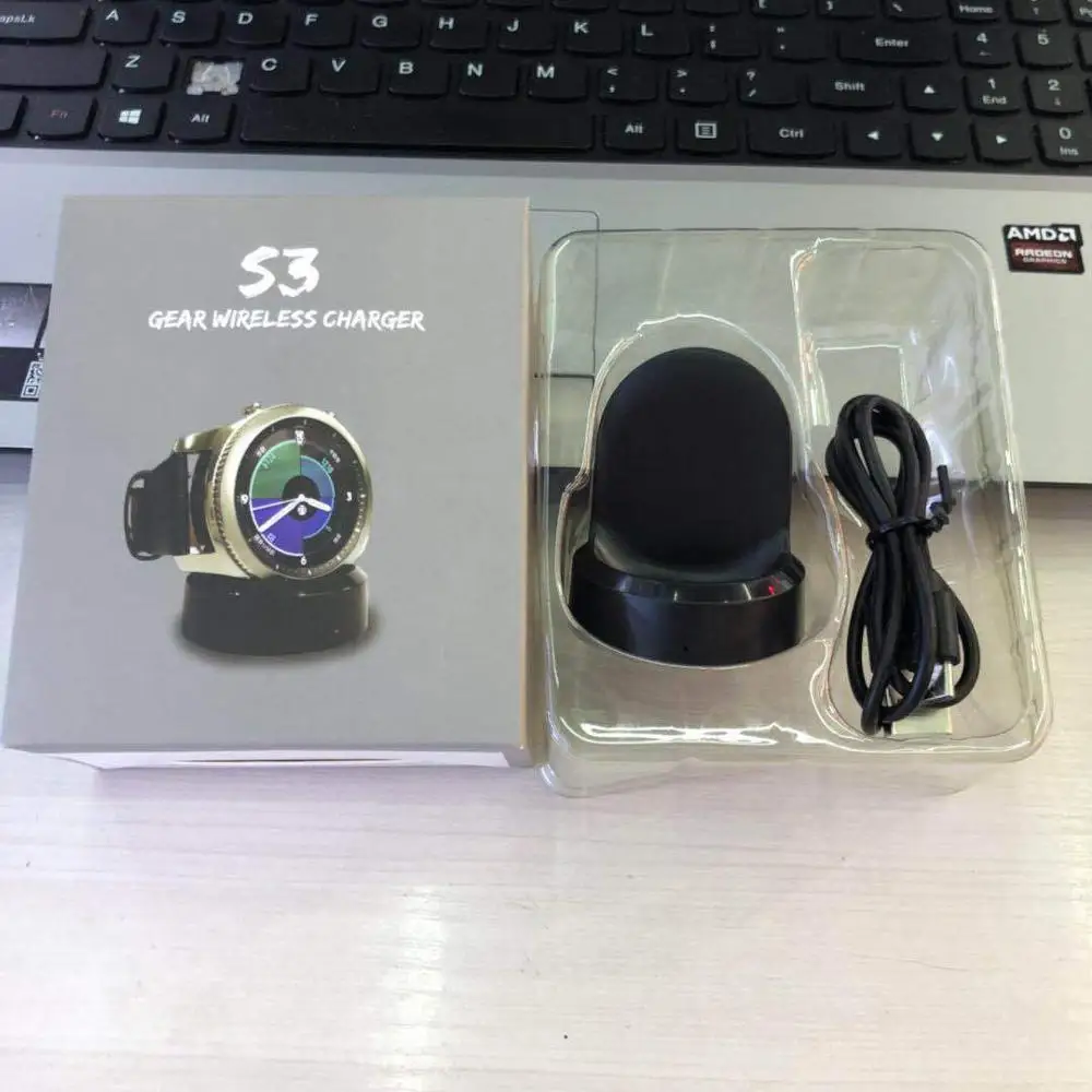 Умные беспроводные Часы зарядное устройство для samsung Galaxy Watch 46 мм 42 м зарядное устройство База для Galaxy gear S3 S2 Ticwatch Moto 360 1 2