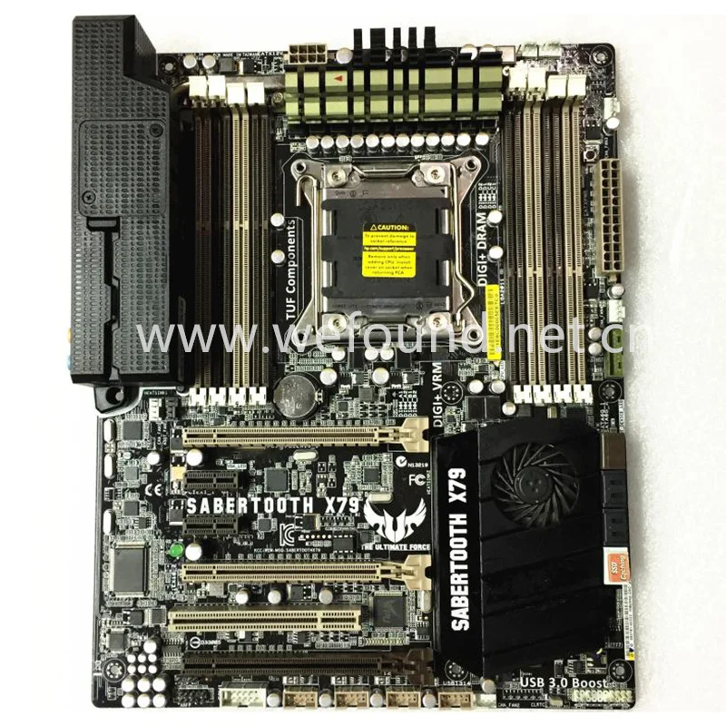 SABERTOOTH X79 For ASUS Desktop Motherboard X79 LGA2011 DDR3 8+24PIN SATA3 64GB ATX 100% Tested Fast Ship best motherboard for pc