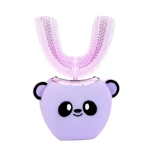 Детская автоматическая электрическая зубная щетка 360 ° круглый очищающий отбеливающий инструмент интегрированный u-тип очиститель ротовой полости, беспроводной Ch