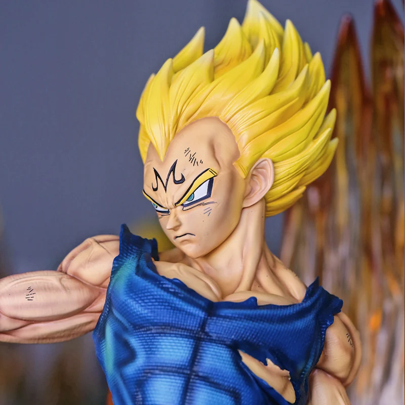 

cool 1:4 Vegeta bust 44cm*45cm*54cm Dragon Ball bead statue super game bust Saiyan Bida GK hand