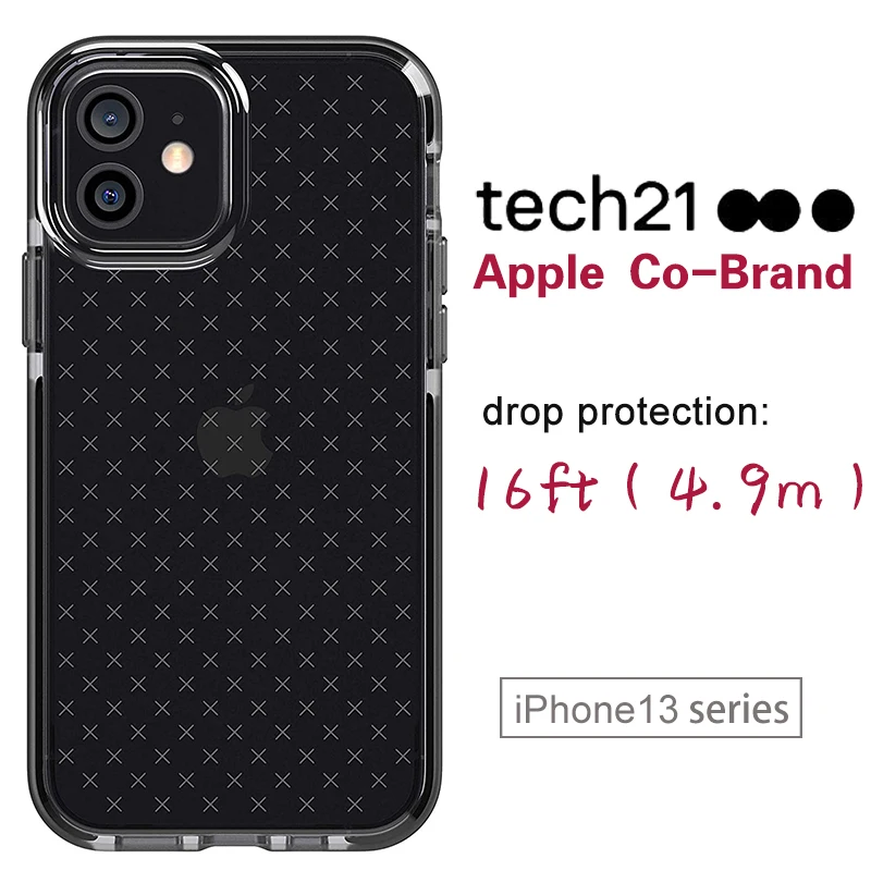 Чехол Tech21 для iPhone 13 Pro Max Air Armor прозрачный жесткий противоударный Роскошный