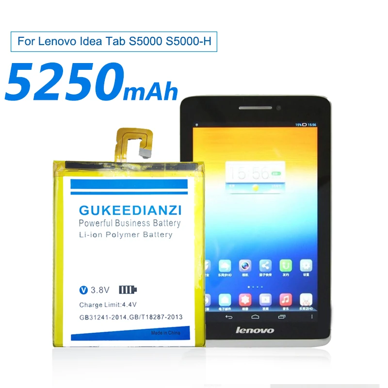 GUKEEDIANZI 5250 мАч планшетный аккумулятор L13D1P31 для lenovo LePad Pad S5000 S5000-H высококачественные Сменные Аккумуляторы
