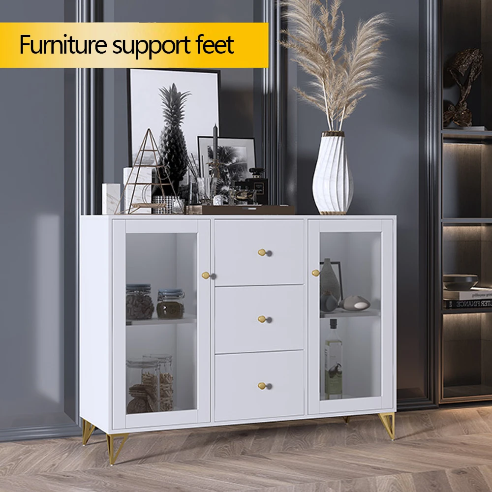 4pcs Height 15cm Legs for Furniture Metal Thickened Iron Sofa TV Cabinet Feet Bathroom Cabinet Bed Coffee Table Replacement Legs