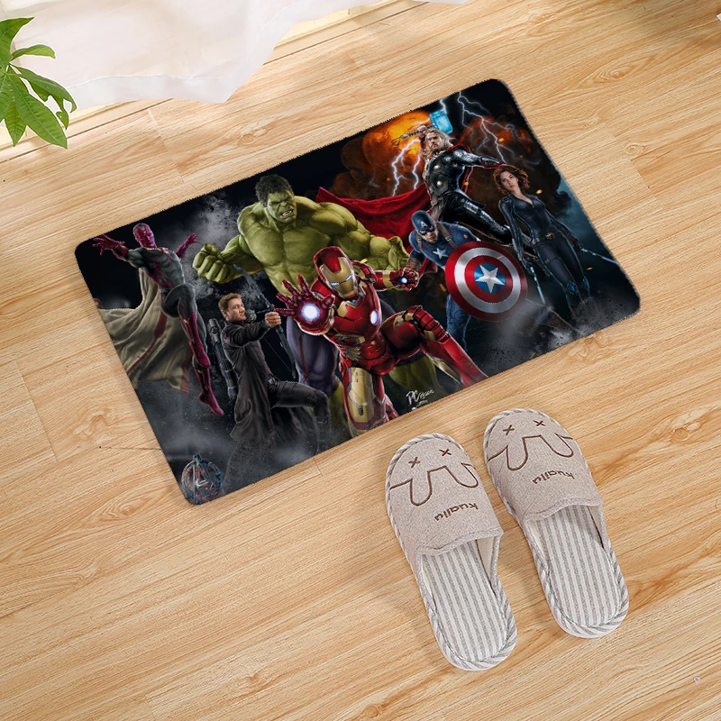Marvel Hero Железный человек печать современный домашний Коврик для двери стелька для кухни ковер для дома и улицы Добро пожаловать ванная комната Противоскользящие коврики - Цвет: 5