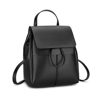 

Leather Women's Backpack Large Capacity School Bag Casual Backpack For Girls Double Zipper Leisure Shoulder Bags travel backpack