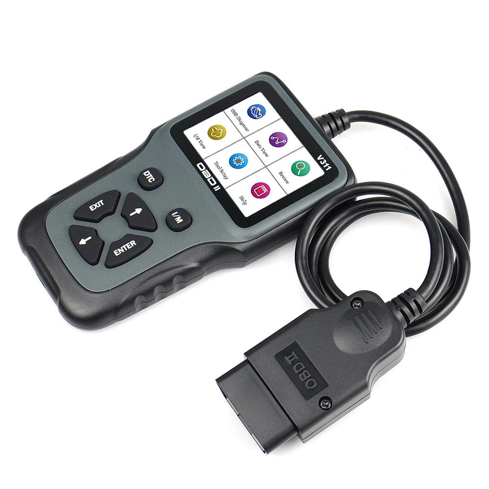Сканер кодов неисправностей двигателя инструменты V311 OBD2 Универсальный Автомобильный диангостический сканер автомобильный детектор неисправностей