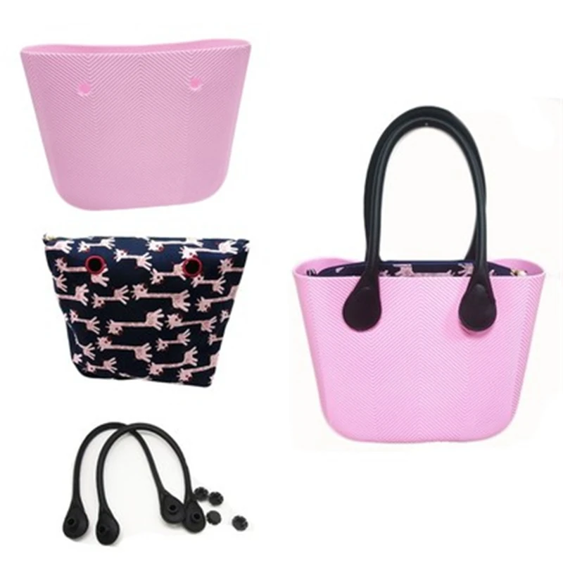 Классическая женская сумка стиль obag ручки Дамы силиконовой резины