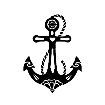 

DAWASARU Interesting Anchor Ocean Ship Car Styling Sticker Vinyl Silhouette Decoration Personality Fashion Car Sticker 15*11CM