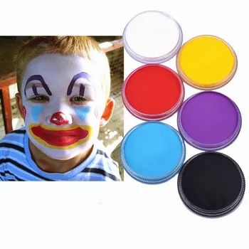 

Face Body Paint Non Toxic Safe Oil Tattoo Cosmetic Christmas Halloween Makeup Oil Paint Palette Water Soluble Fancy Dress Paste