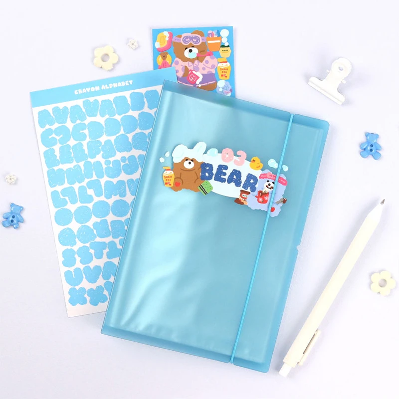 SKYSONIC 6 Inch Collect Book Double Sided 20 Sleeves Bandage Photo Album Idol Postcards Storage Book Ticket Sorting Holder