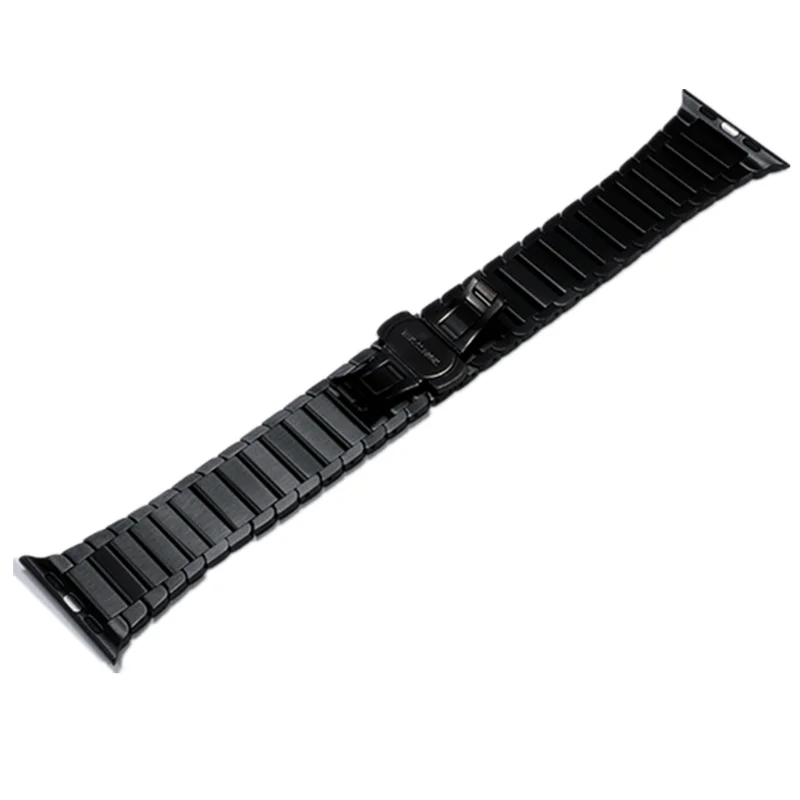 Butterfly black Браслет для apple watch pulseira apple watch 5 4 3 ремешок 44 мм/40 мм iwatch band 5 4 42 мм 38 мм correa belt gen.6 - Цвет ремешка: Butterfly black