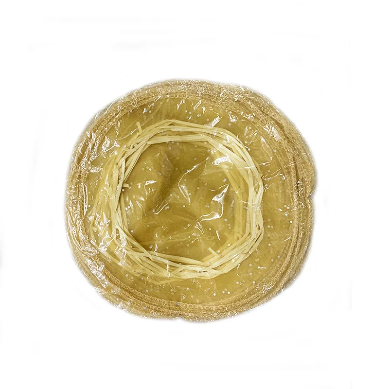 26cm gold organza 100pcs/lot 26cm Diameter Gauze Bag Round Organza Bag Drawstring Pouch Packaging Bags Wedding Christmas Candy Gift pouches - Цвет: 26cm gold organza