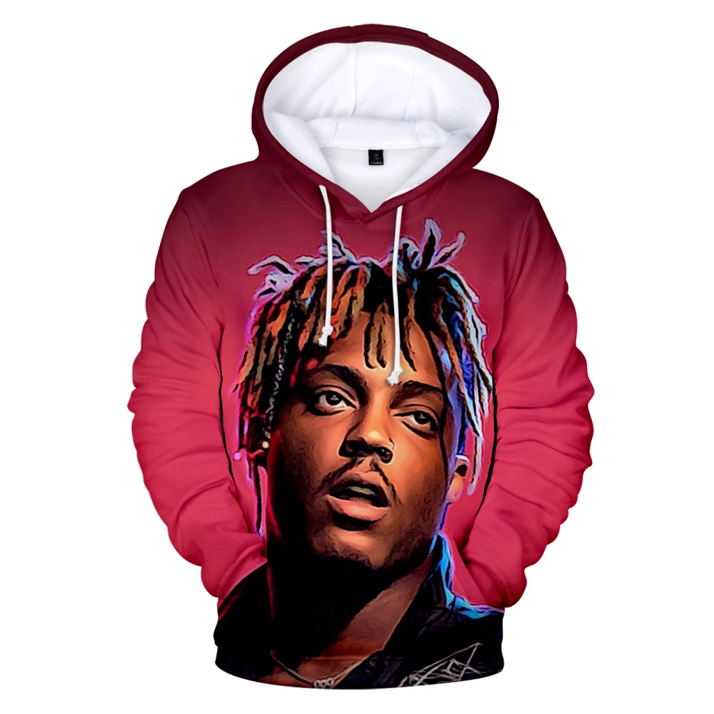 Мужские и женские толстовки с капюшоном Juice Wrld, хит сезона осень-зима, мужская одежда в стиле хип-хоп