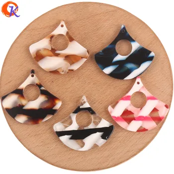 

Cordial Design 32x35MM 100Pcs Jewelry Accessories/Earring Making/Sector Shape/Marble Effect/Hand Made/DIY Parts/Earring Findings