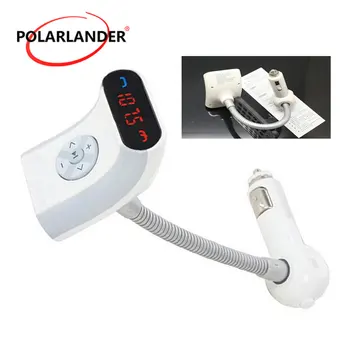 

Bluetooth Car MP3 Player Handsfree Bluetooth V3.0 Audio Receiver Support 12-24V iphone Charging Cigarette Lighter Car MP3 Player