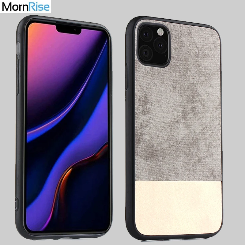 

Fashion Silicone Soft Edge TPU Inside For iPhone 11 / 11 Pro Max Case Cute Cowboy leather Back Cover Mobile Phone Shell Coque